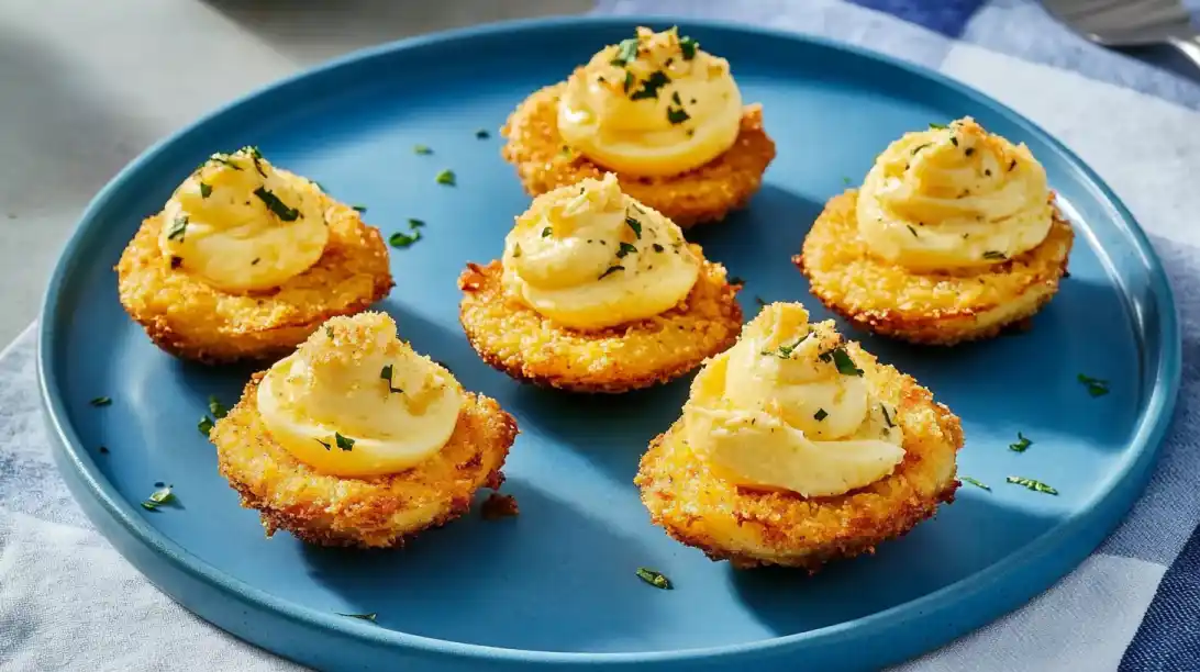 Deep Fried Deviled Eggs