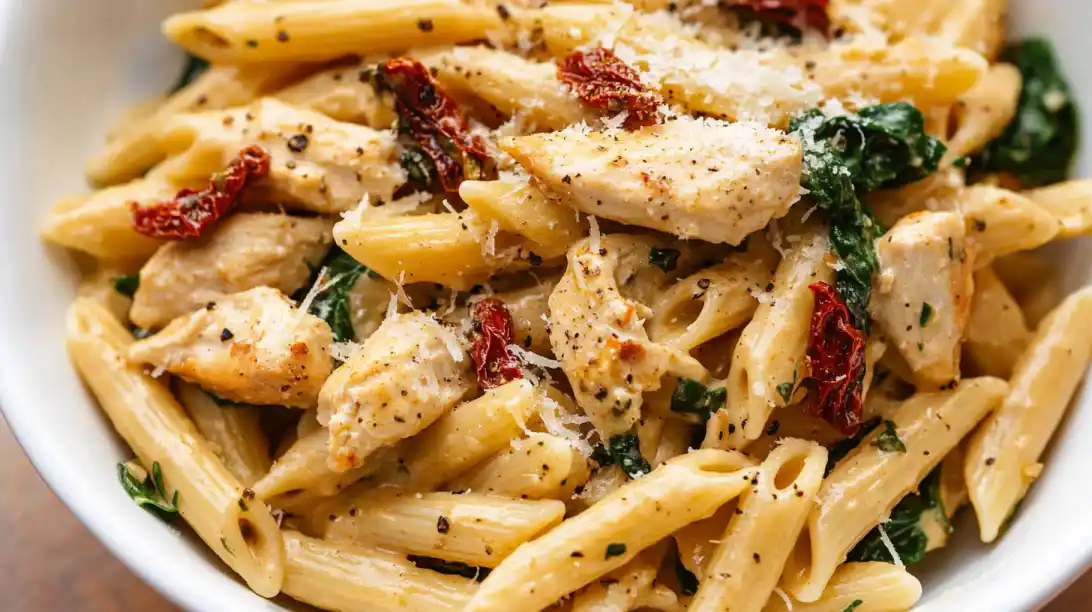 Marry Me Chicken Pasta: The Ultimate Creamy, Flavor-Packed Recipe 1 Creamy Marry Me Chicken Pasta dish with fresh herbs