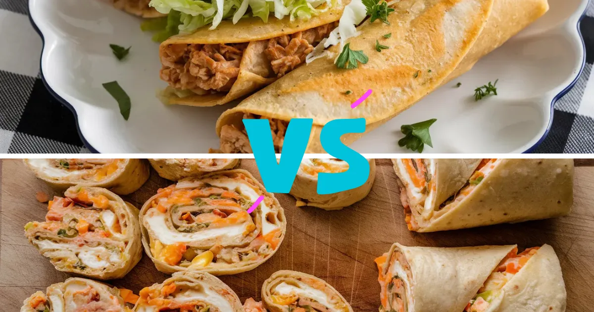 What’s the Difference Between Rolled Tacos and Taquitos? 1 2 panel Rolled Tacos VS Taquitos