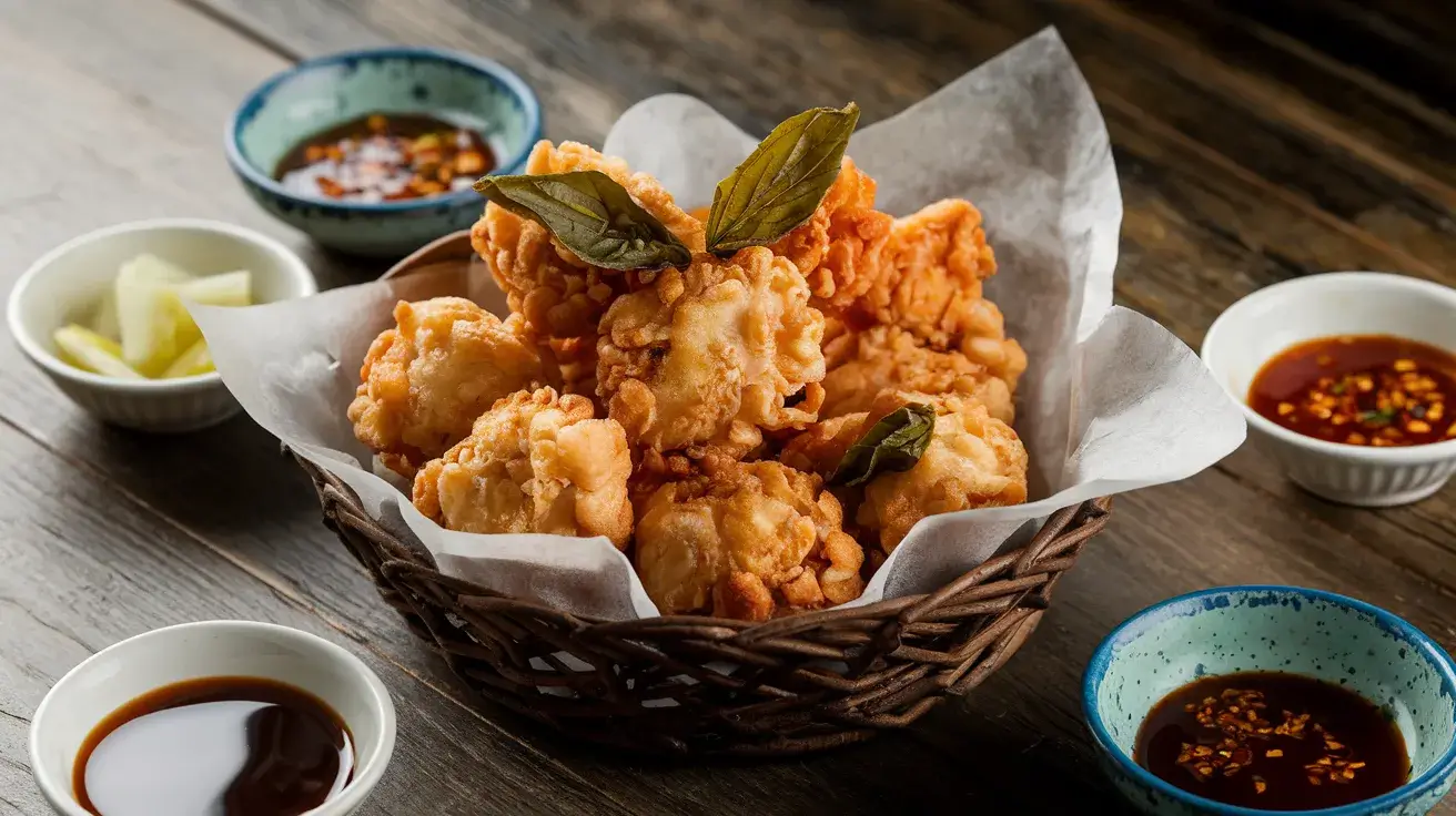 What Culture is Popcorn Chicken From? 1 Taiwanese Popcorn Chicken in basket