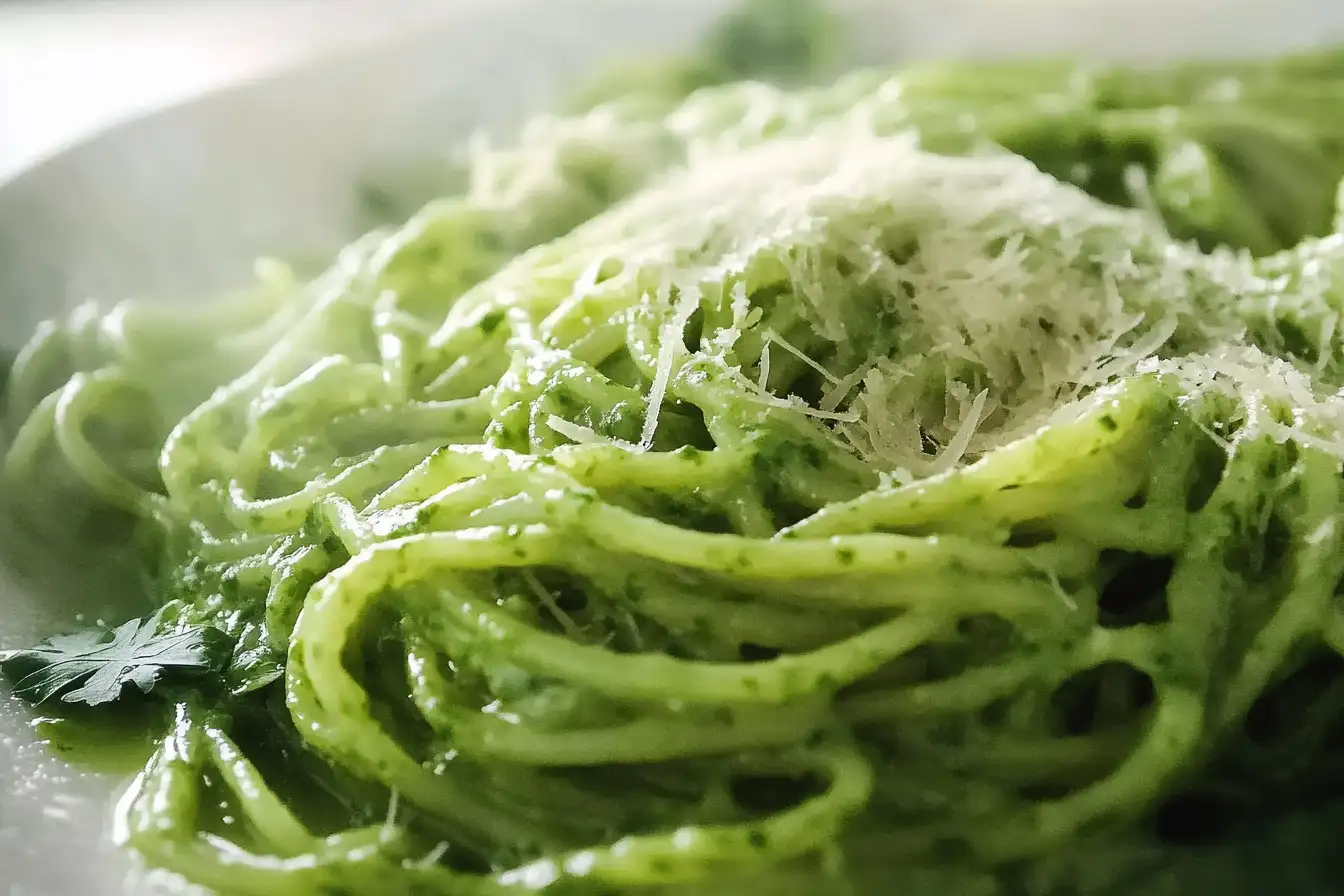 How to Make Green Spaghetti: A Delicious Step-by-Step Guide 1 Plat of Green Spaghetti