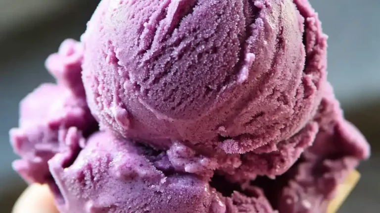 Refreshing Grape Ice Cream