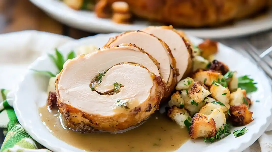 Herb-Infused Turkey Roll : A Juicy, Flavor-Packed Twist on a Classic 1 Yummy Slow Roasted Turkey Roll